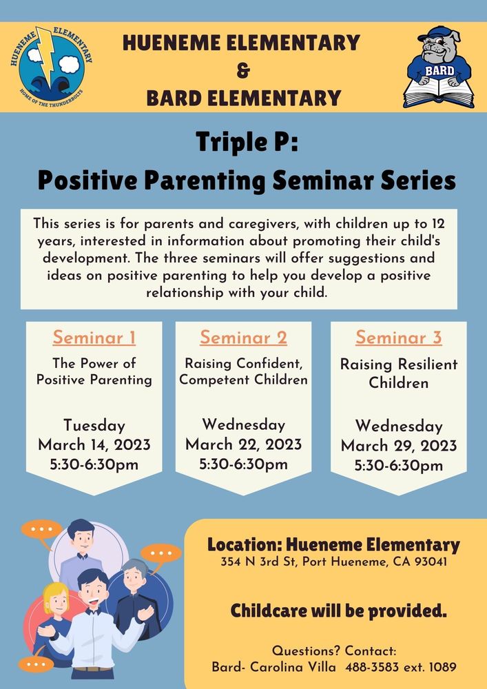 Triple  P : Positive Parenting Seminar Series 