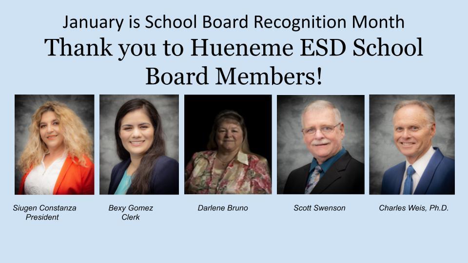 School Board Recognition Month