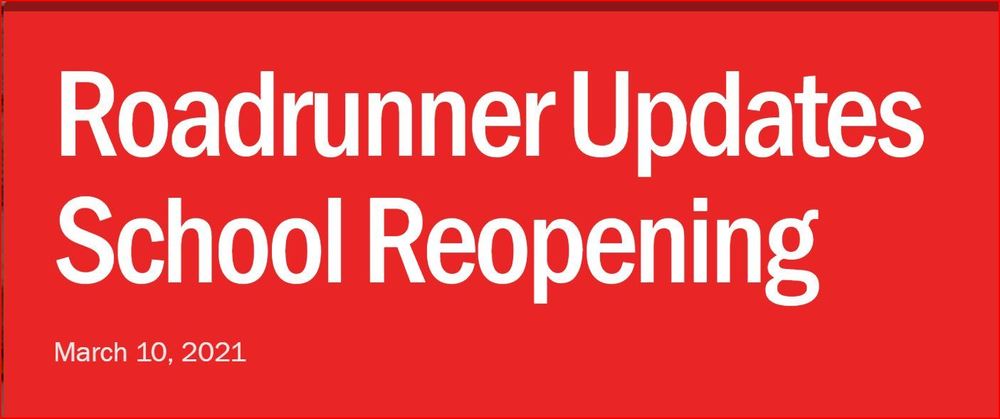 Newsletter:  School Reopening
