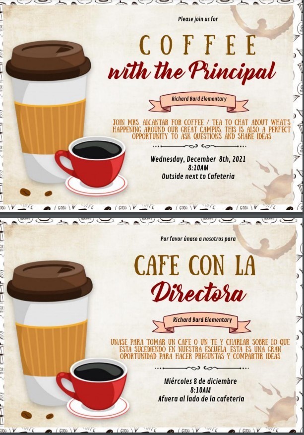 Coffee With the Principal Flyer 