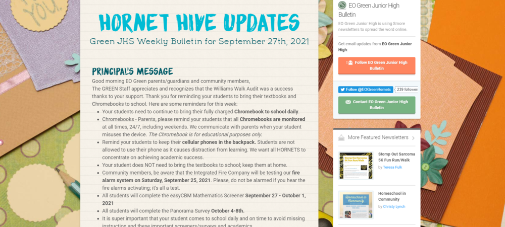 Hornet Hive Updates