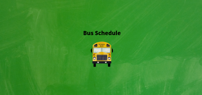Bus Schedule - Horario de autobus estudiantil