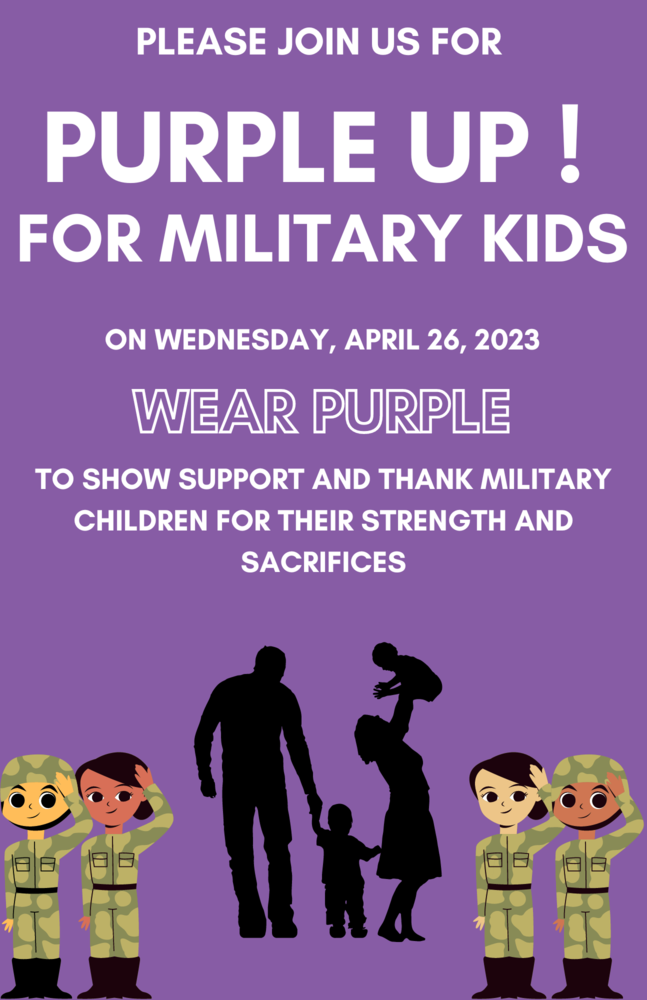 Purple Up for Military Kids 