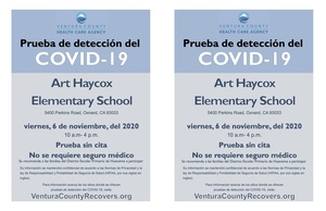 Free COVID-19 Testing for HSB Families