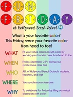 Fun Friday - 9/25 - Monochromatic Day VIdeo