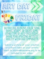 Fun Friday: Art Day! See The Video!