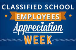 We couldn't run our school without our classified staff!