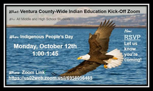 Ventura County-wide Indian Education Kick-off Zoom