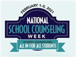 School Counselor Appreciation Week - Feb. 1-5