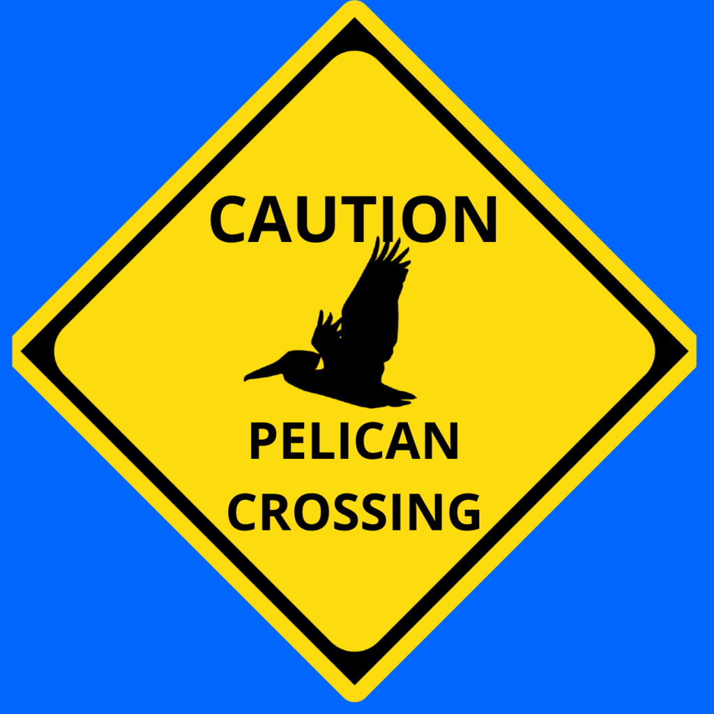 Caution Sign - Crosswalk
