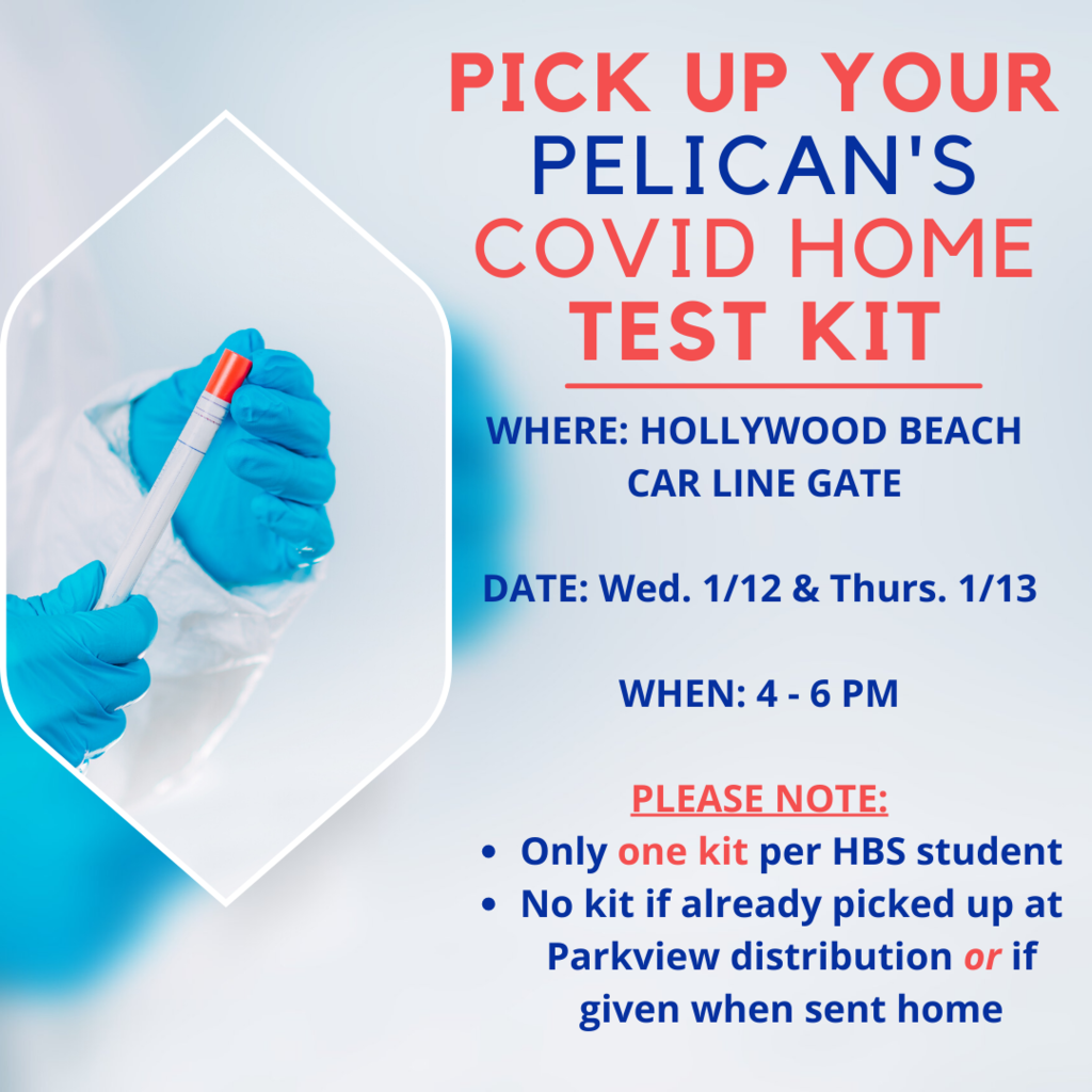 Pick up your home test kit - gloves and kit