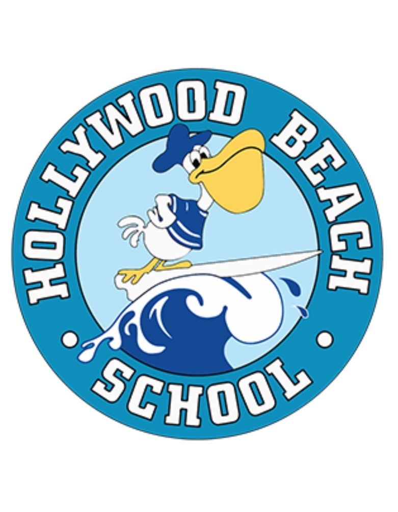Hollywood Beach Pelican Logo