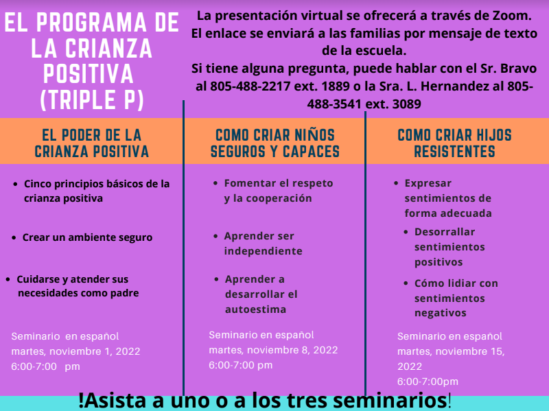 triple p flyer espanol